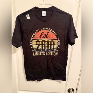 Legendary Awesome Epic Est 2010 Limited Edition Black T-Shirt - Unisex Size S